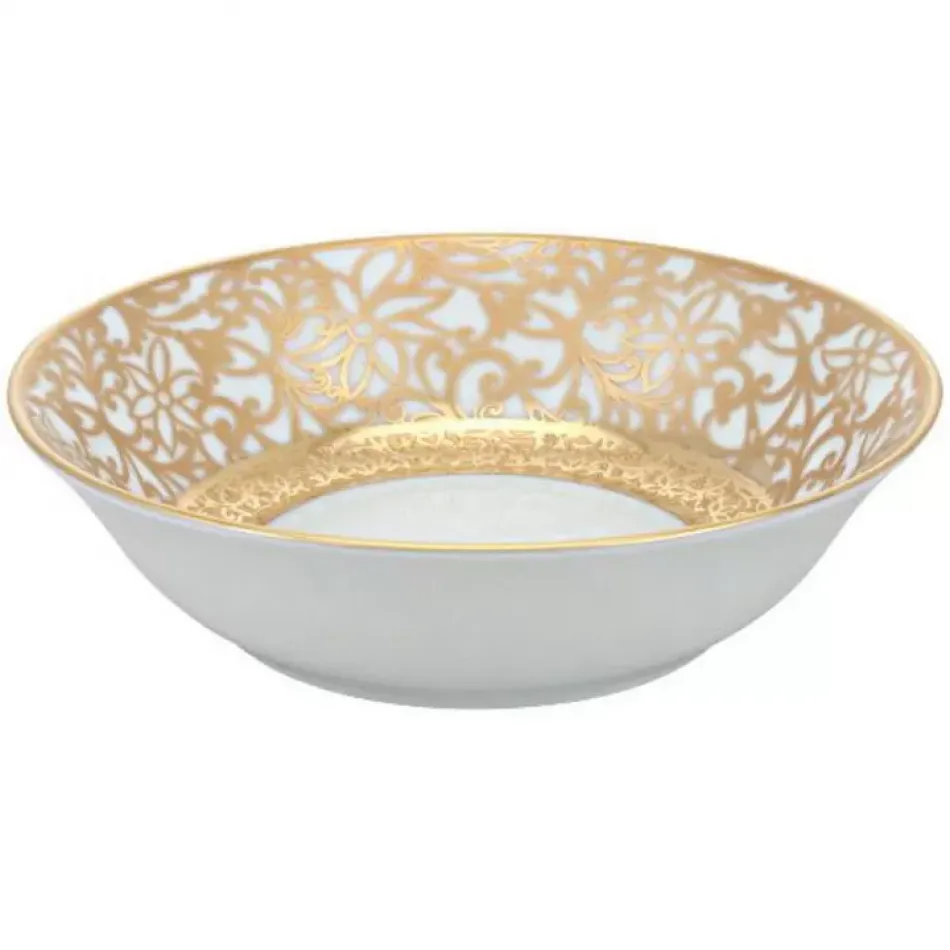 Tolede Gold White Cream/Fruit Saucer Round 5.5118 in.