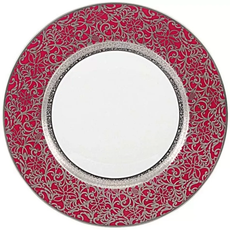 Tolede Red/Platinum Dinnerware