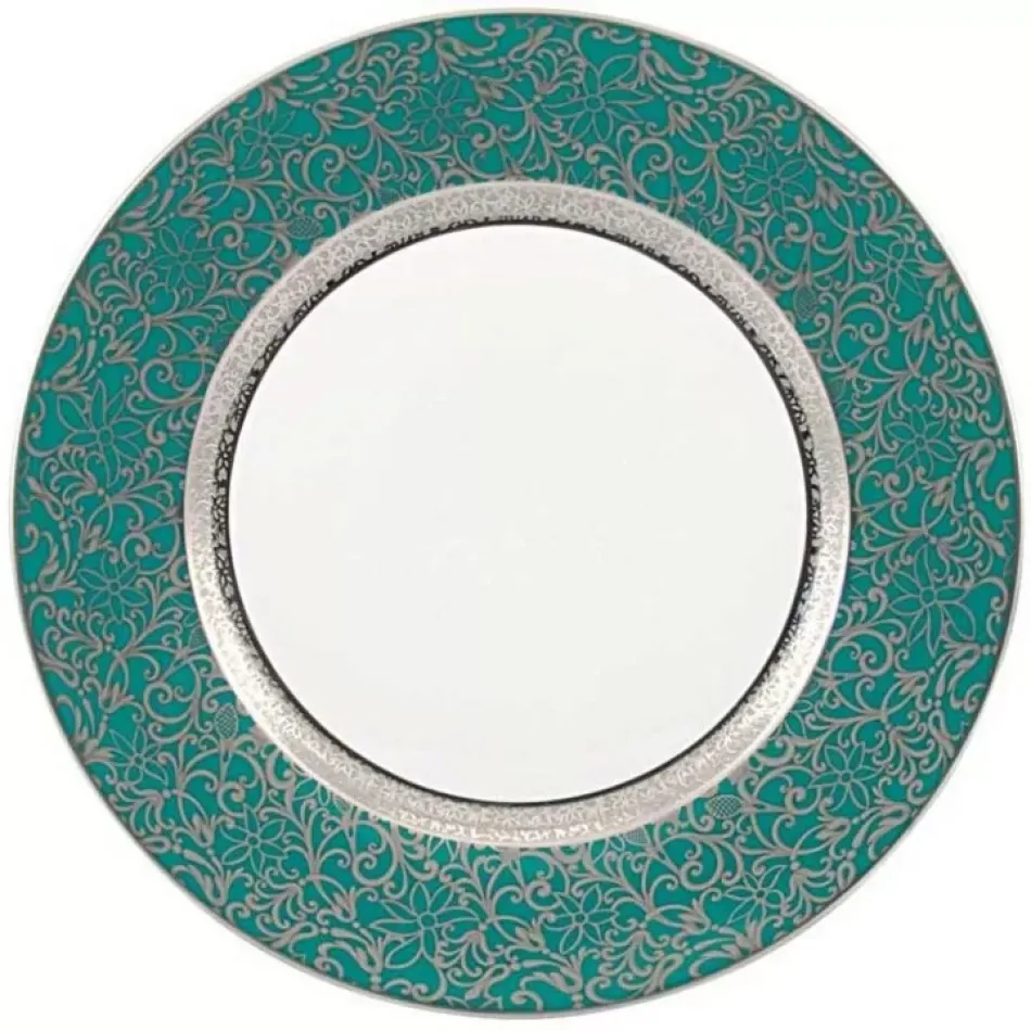 Tolede Turquoise/Platinum Dinnerware