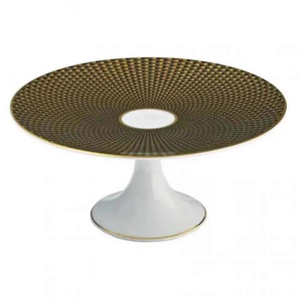 Tresor Brown Petit Four Stand Small motive n°1 Round 6.3 in.