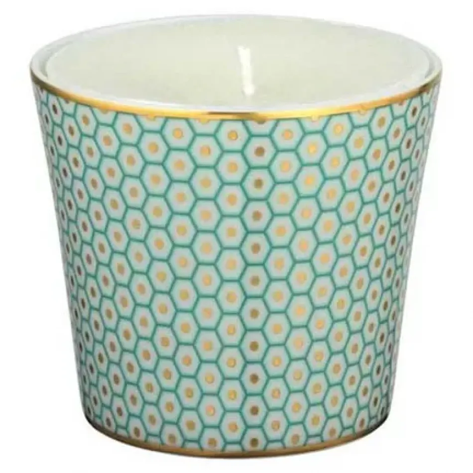 Tresor Turquoise Motif N°3 Candle Pot 3.35 in Gift Box