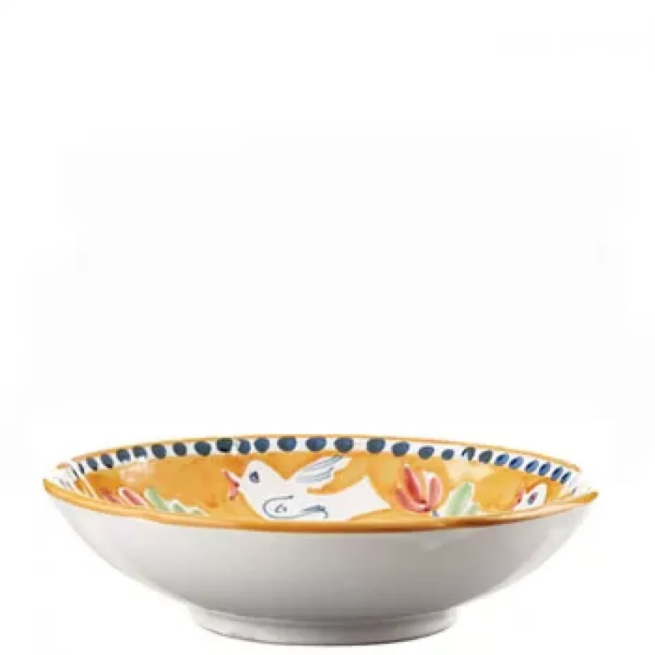 Campagna Uccello (Bird) Coupe Pasta Bowl 8.75"D