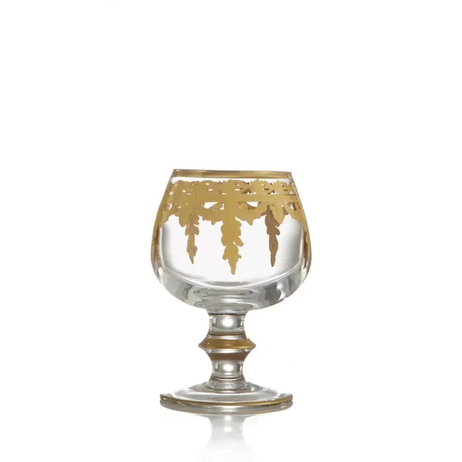 Vetro Gold Brandy Glass 5.5" H x 3" D 12 oz