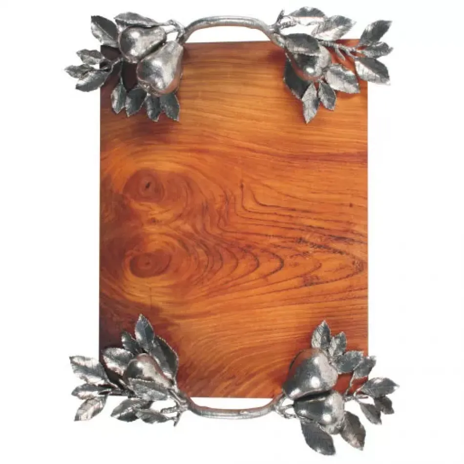 Harvest Pear Branch Serving Tray