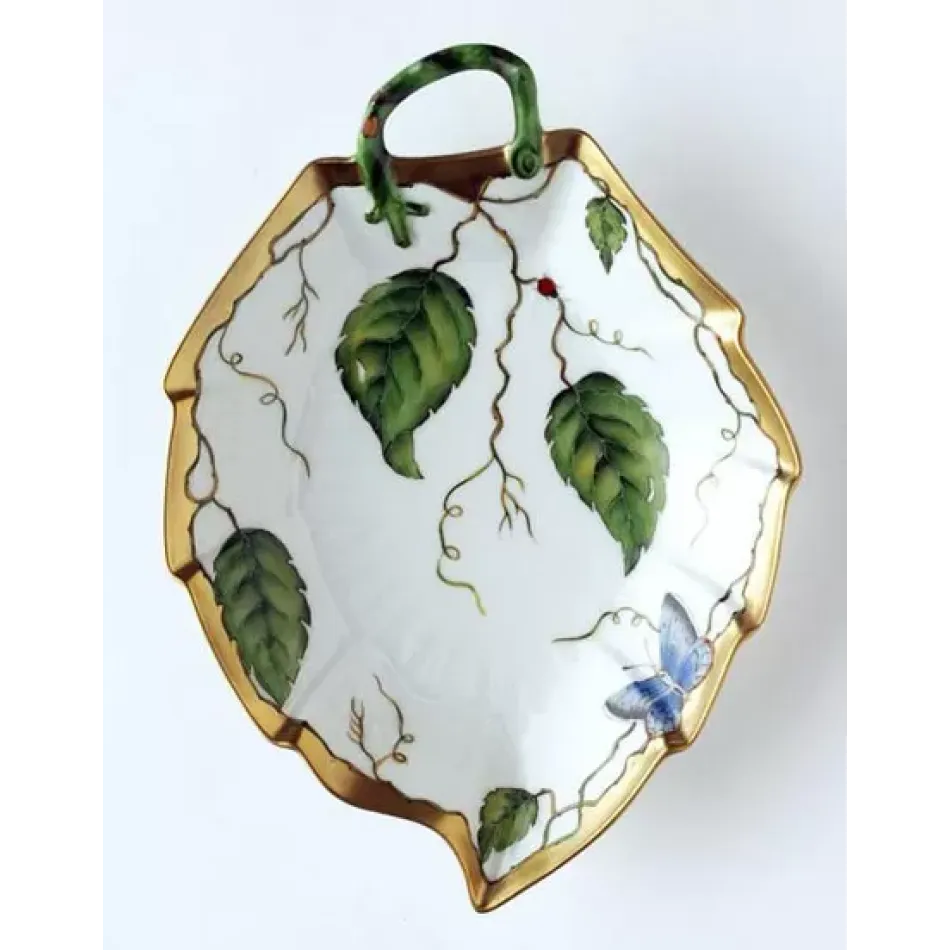 Ivy Garland Leaf Dish 9 in Long