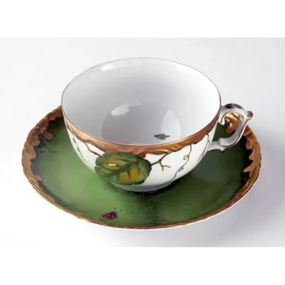 Ivy Garland Cup & Saucer 8 oz