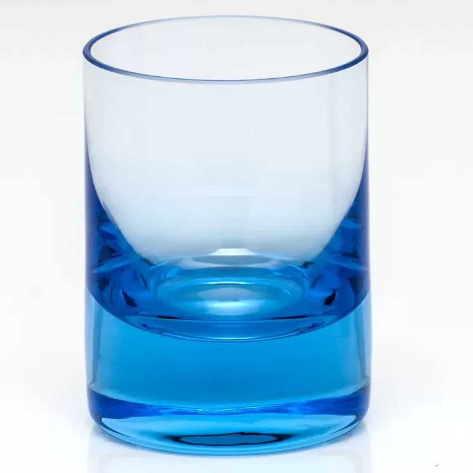 Whisky Set Tumbler For Distillate Aquamarine Lead-Free Crystal, Plain 60 ml