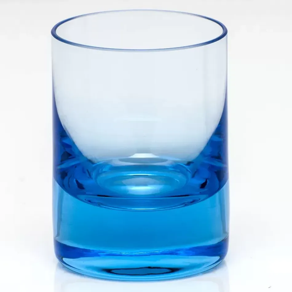 Whisky Set Tumbler For Distillate Aquamarine Lead-Free Crystal, Plain 60 Ml