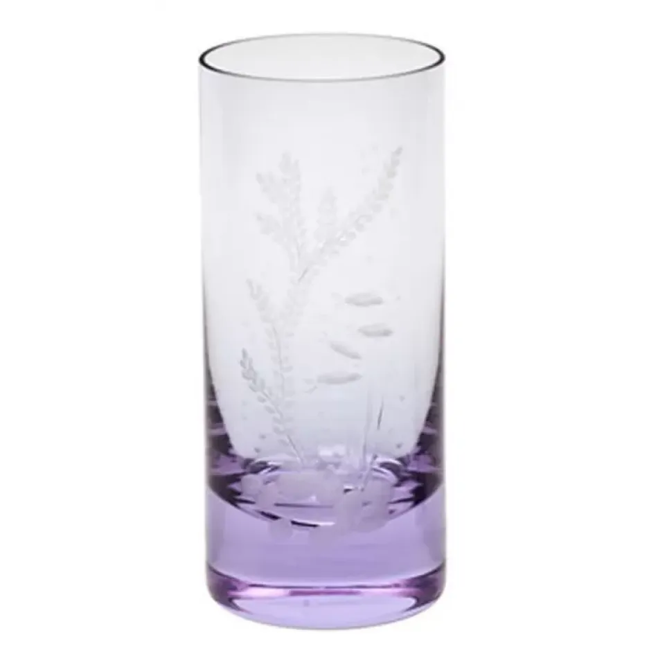 Whisky Set Tumbler Alexandrite Lead-Free Crystal, Engraving The Sea Life No. 1 400 Ml