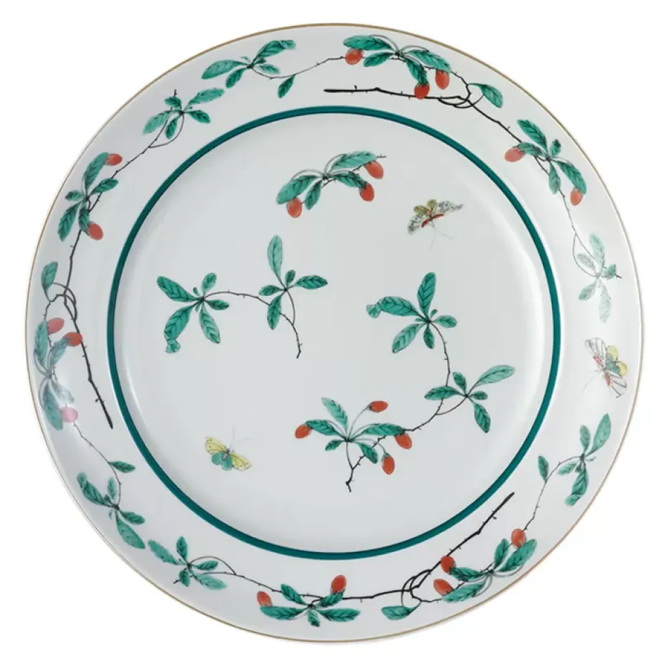 Famille Verte Chop Plate 13"