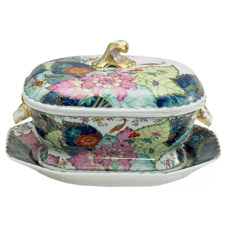 Tobacco Leaf Tureen 4 qt., 12"