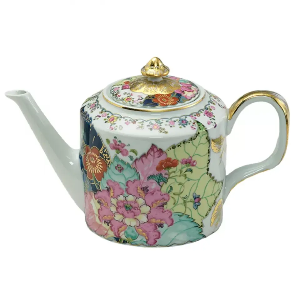 Tobacco Leaf Teapot 40 oz., 6.5"