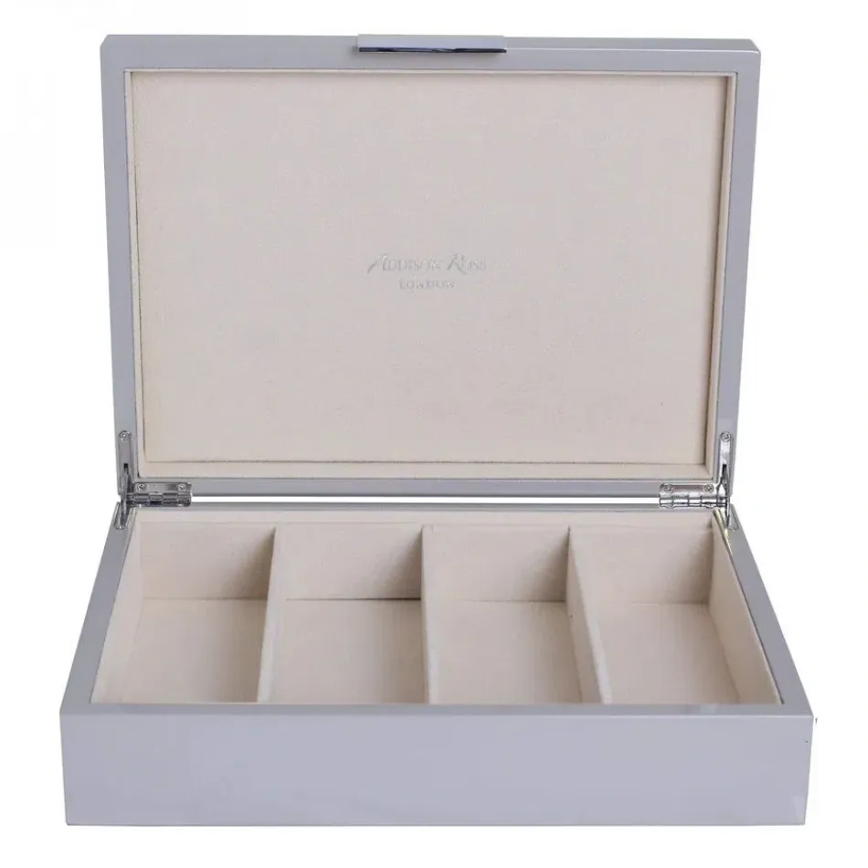 8 x 11 in Chiffon & Silver G Large Storage Box