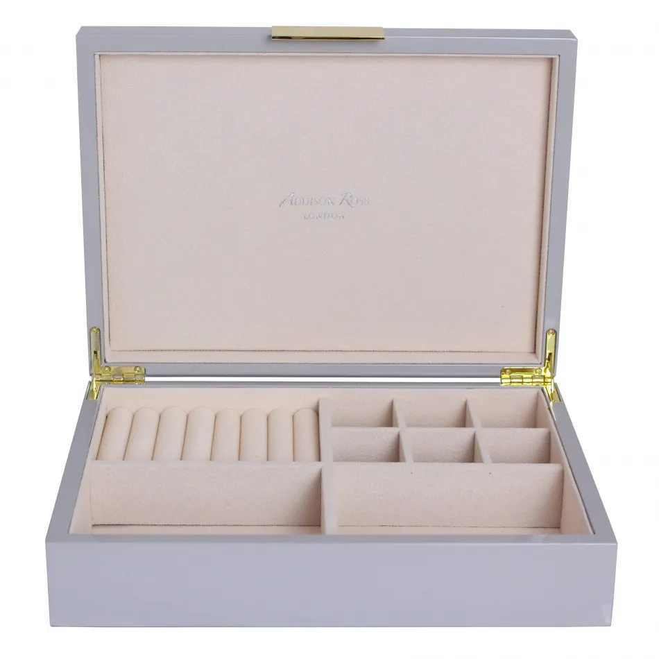 8 x 11 in Jewelry Chiffon & Gold Large Storage Box