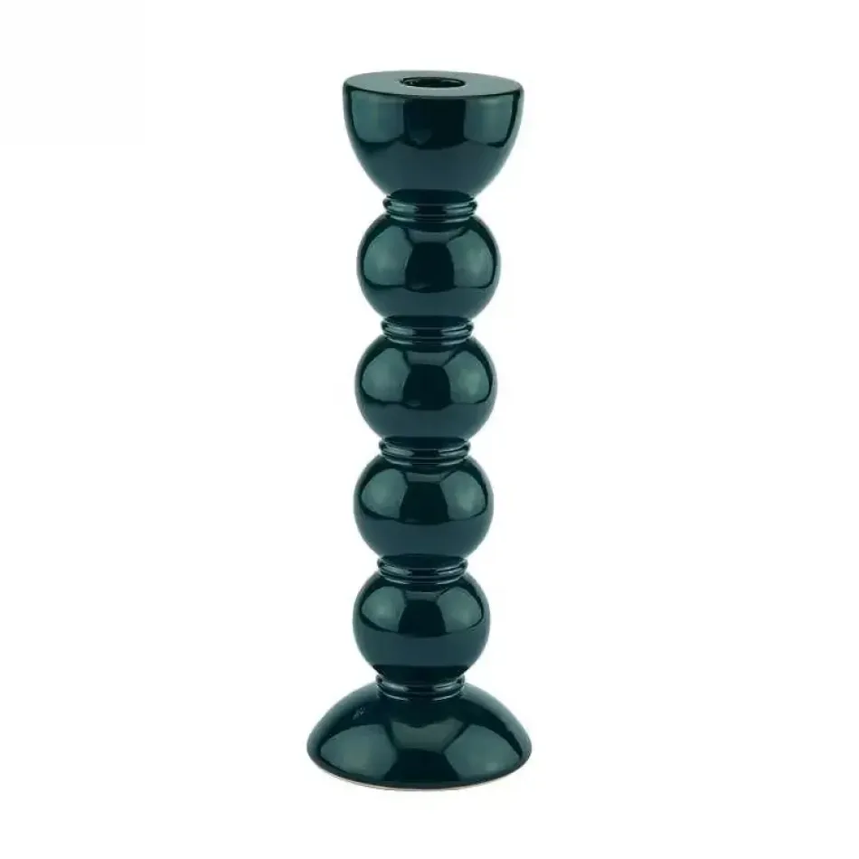 Bobbin Racing Green Candlestick Tall - 24cm