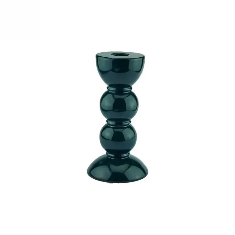 Bobbin Racing Green Candlestick Medium - 14cm