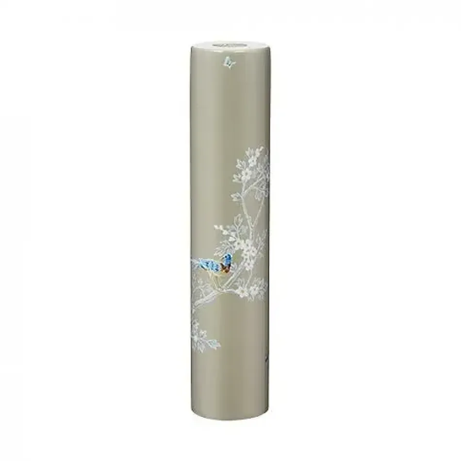 Chinoiserie Grey Candlestick