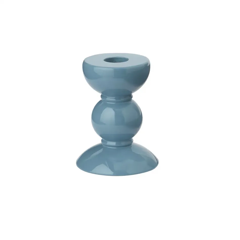 Bobbin Chambray Blue Candlestick Small - 10cm