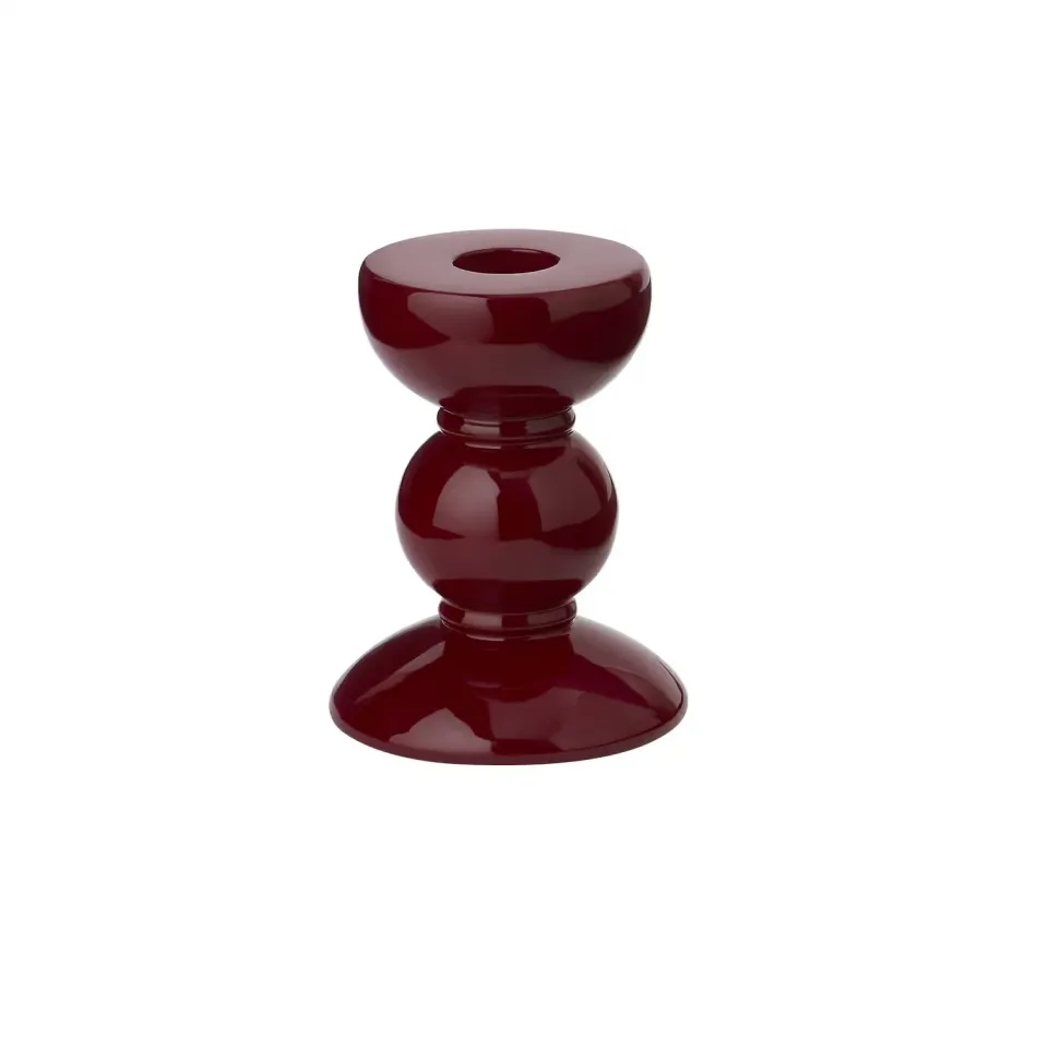 Bobbin Cherry Candlestick Small - 10cm