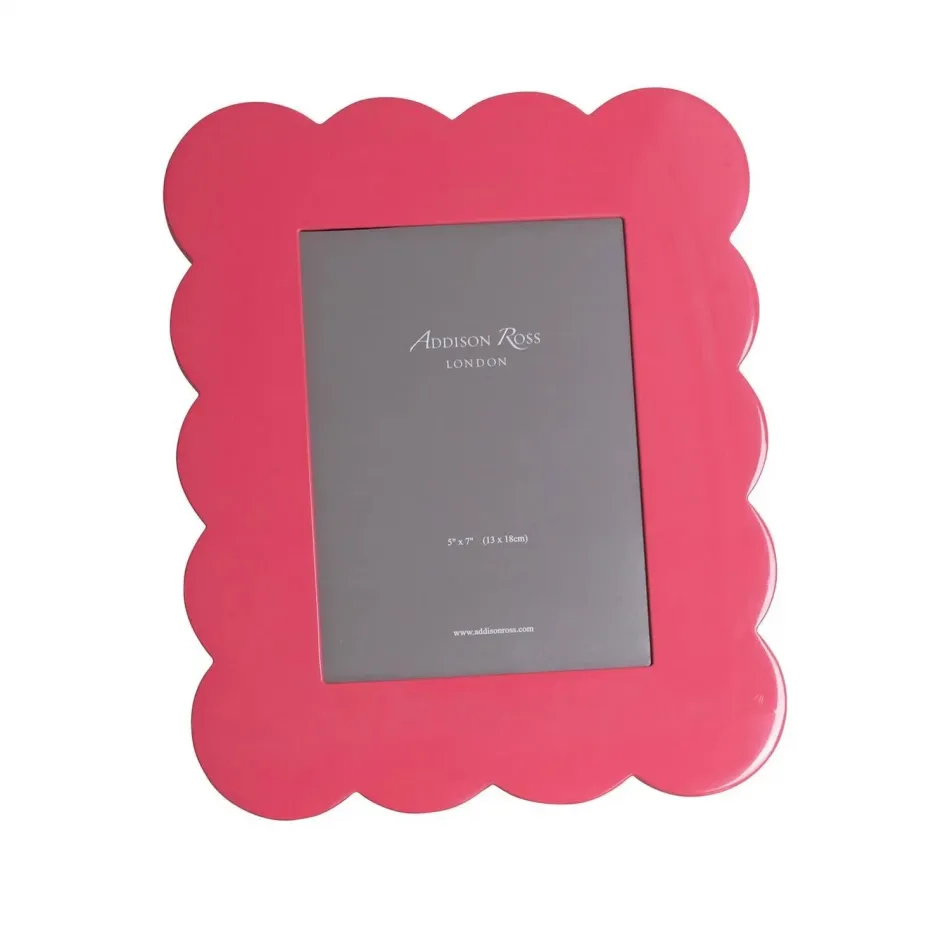 Pink Lacquer Picture Frame 5 x 7 in