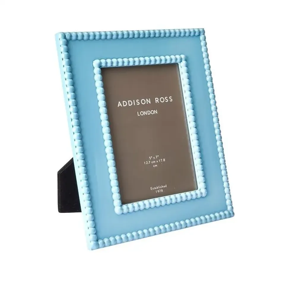 Bobbin Chambray Lacquer Photo Frame 5 x 7 in