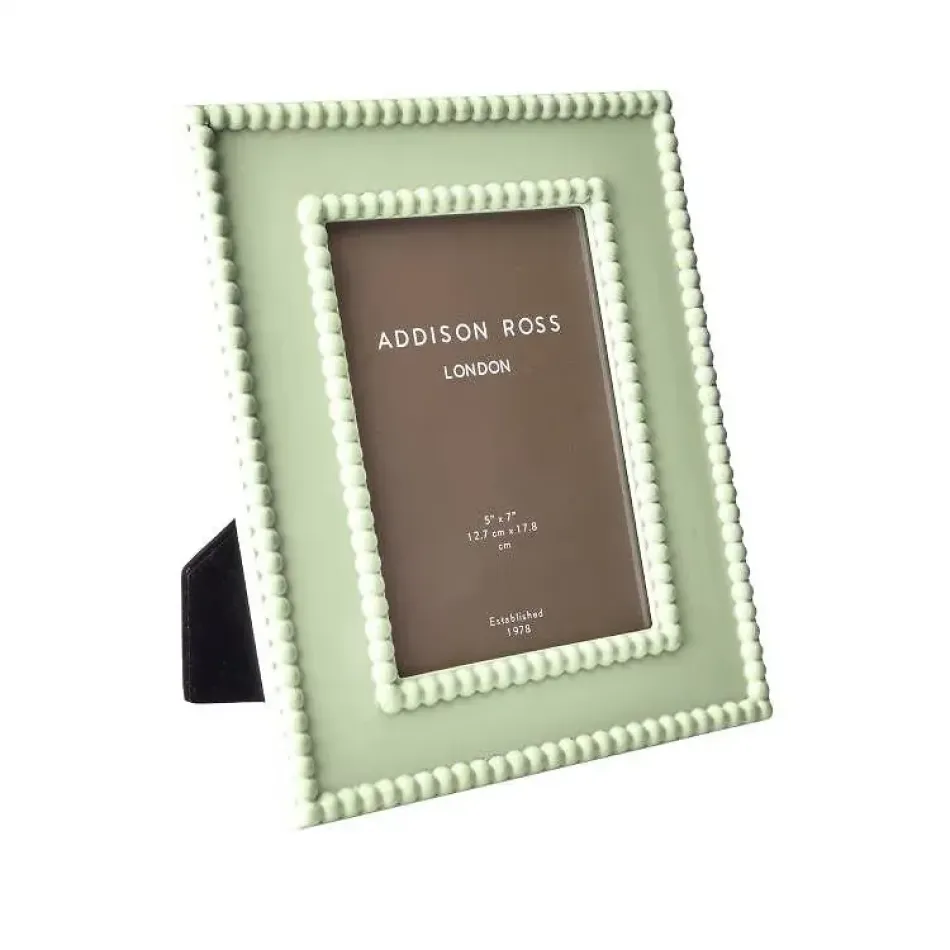 Bobbin Sage Lacquer Photo Frame 5 x 7 in