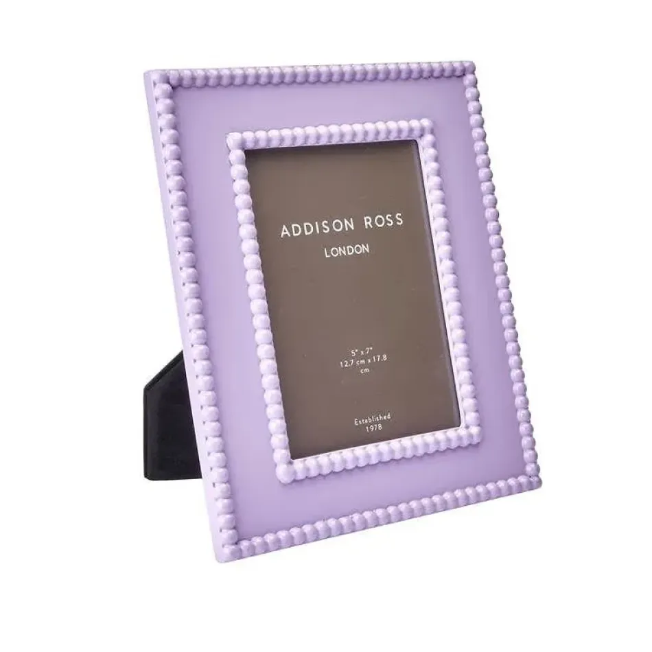 Bobbin Lilac Lacquer Photo Frame 5 x 7 in