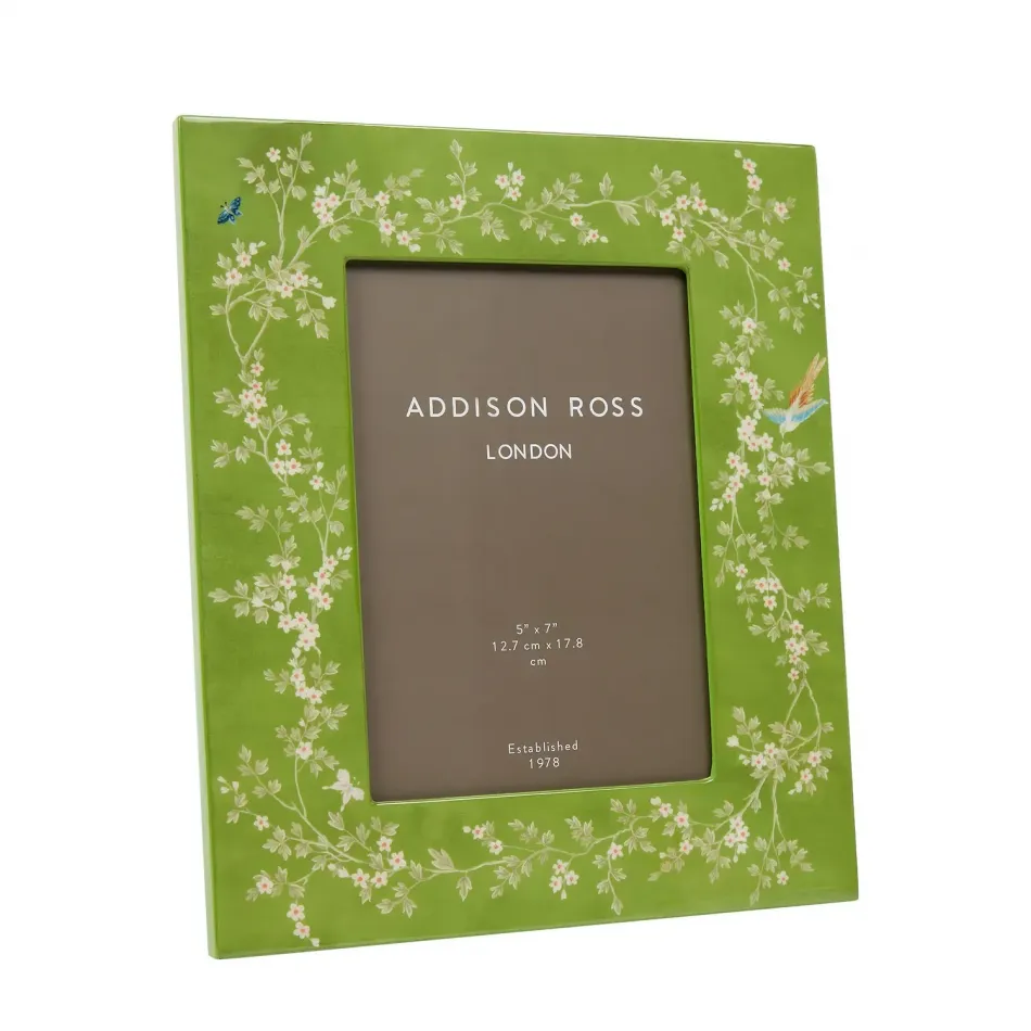 Chinoiserie Green Frame 5 x 7 in