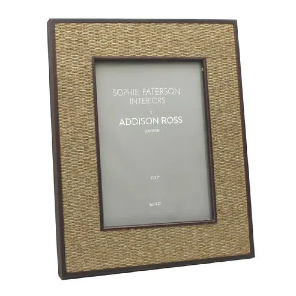 Wheat Rattan Frame 5 x 7 in