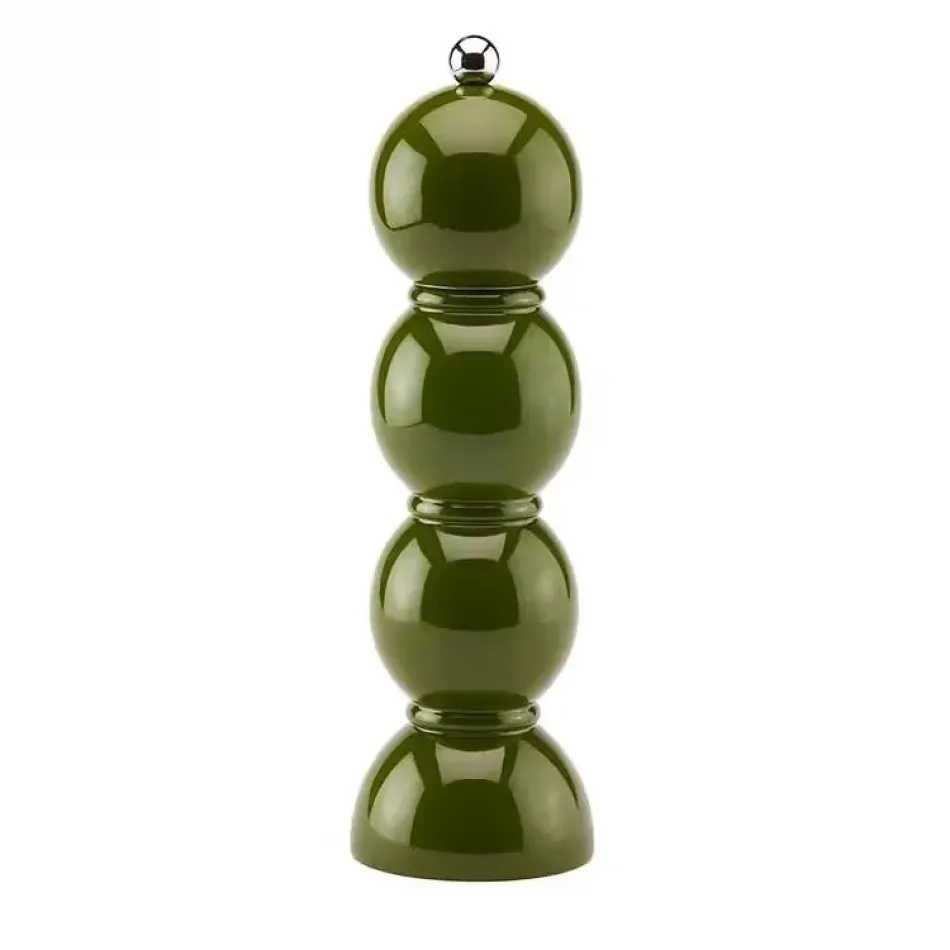 Bobbin Khaki Lacquer Salt or Pepper Mill