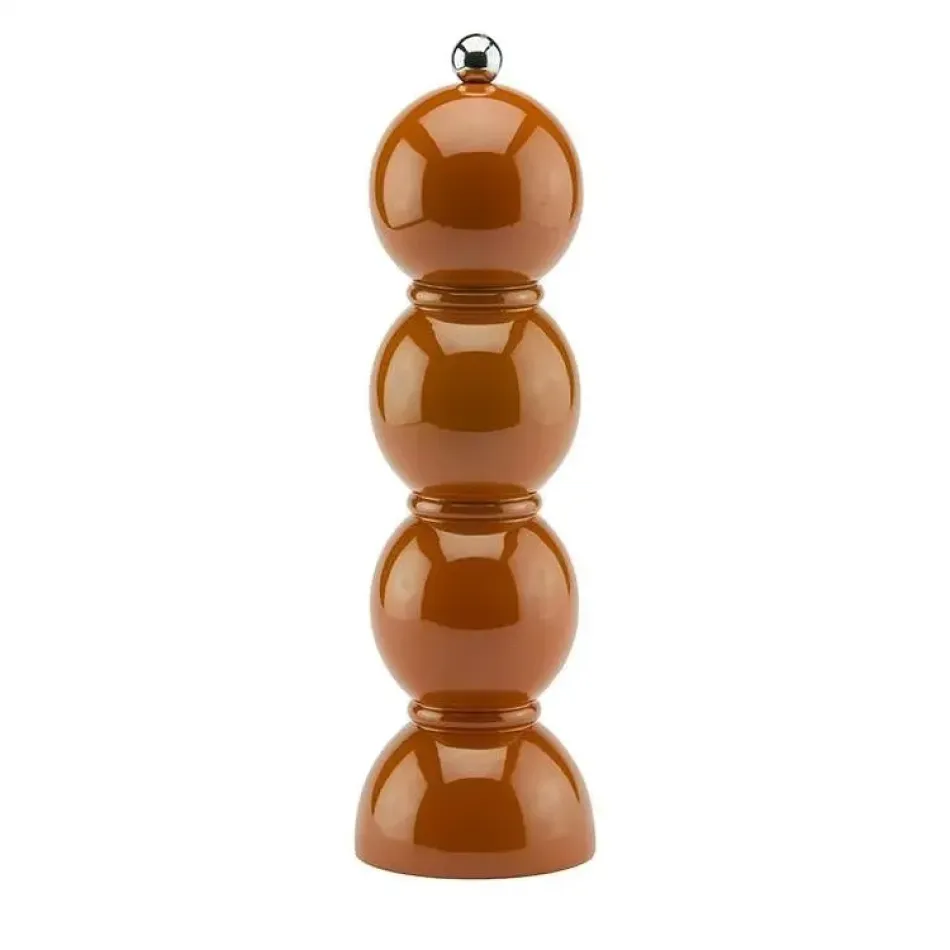 Bobbin Nutmeg Lacquer Salt or Pepper Mill