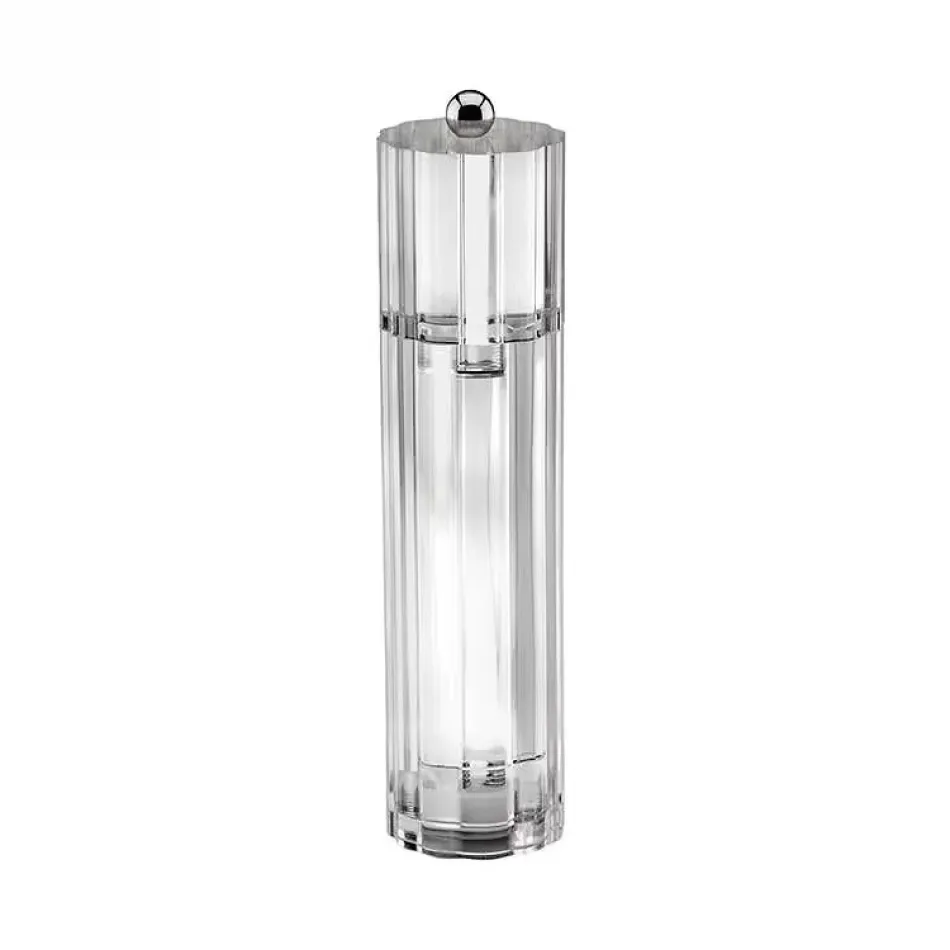 Icy Flute Clear Salt or Pepper Mill