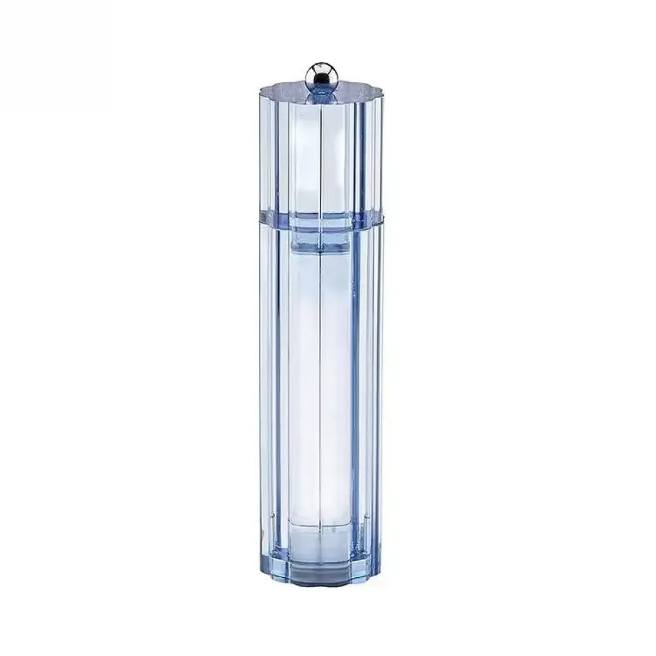 Icy Flute Blue Salt or Pepper Mill