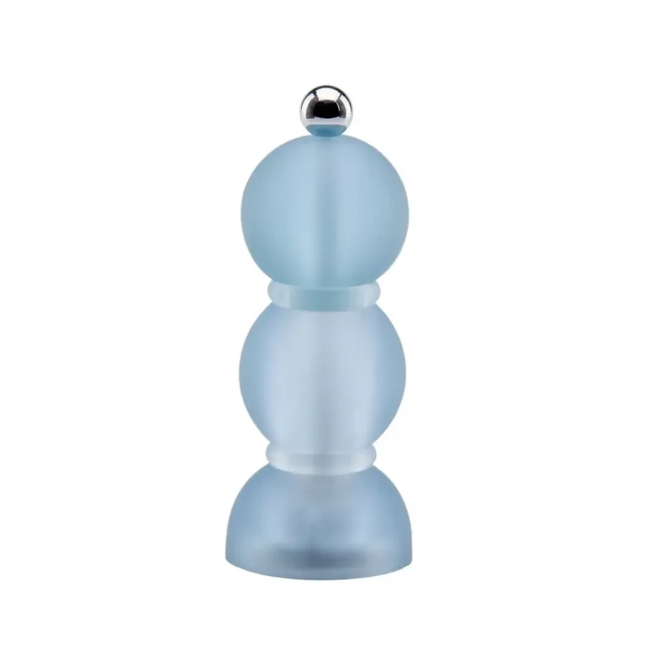 Frosty Mini Bob Blue Salt or Pepper Mill