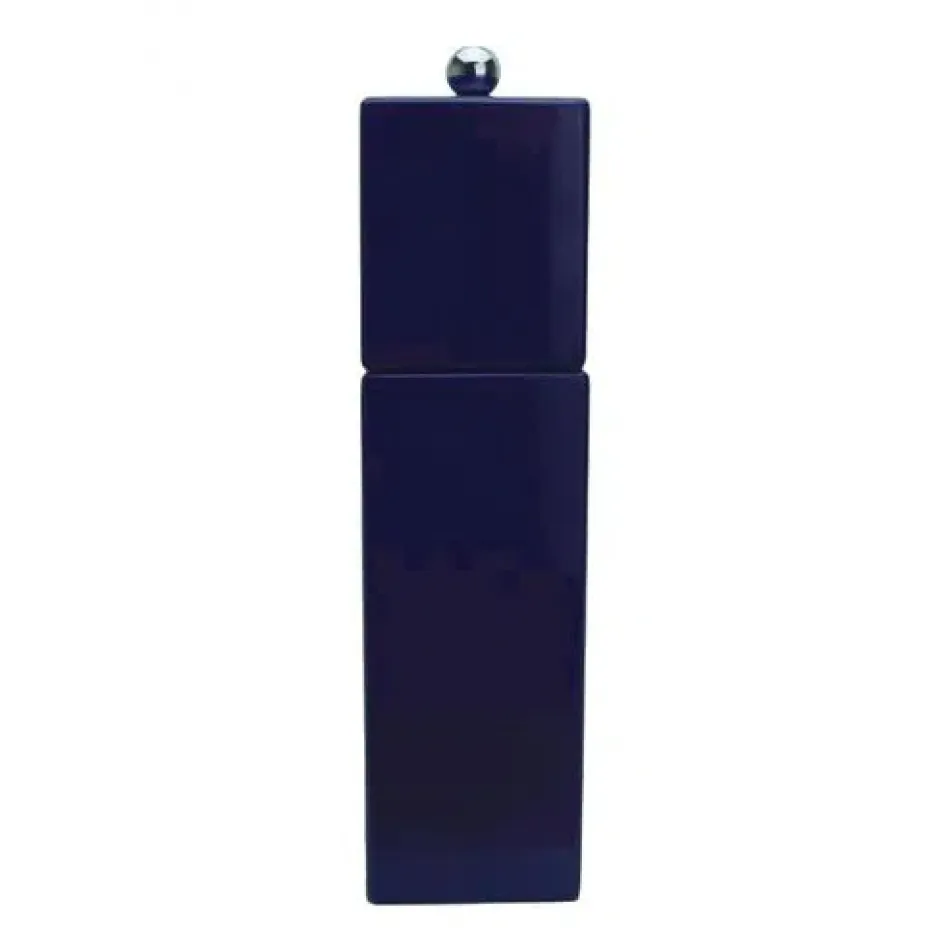 Navy Square Pillar Salt Or Pepper Grinder