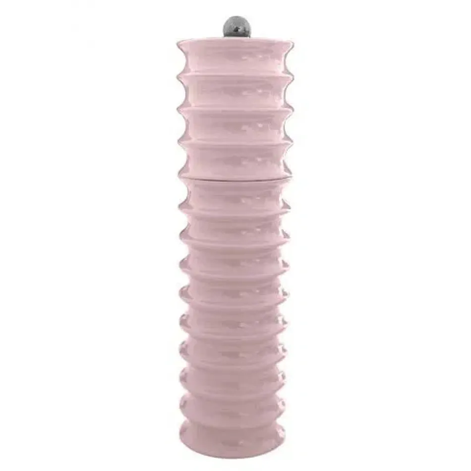 Pale Pink Twister Salt and Pepper Grinder