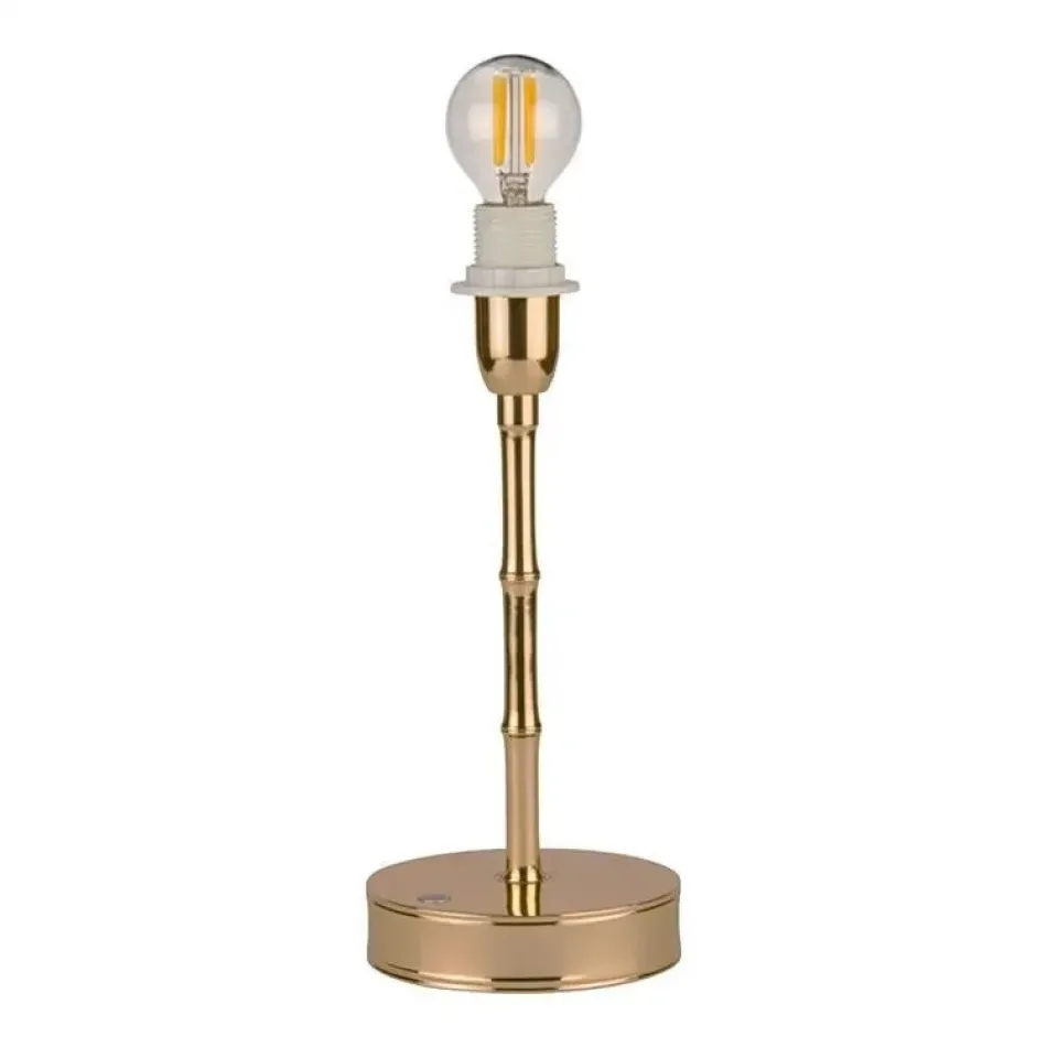 Bamboo Matt Gold Lamp Base 25cm