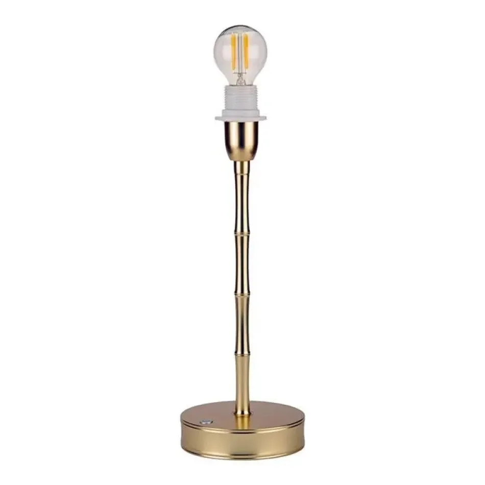 Bamboo Matt Gold Lamp Base