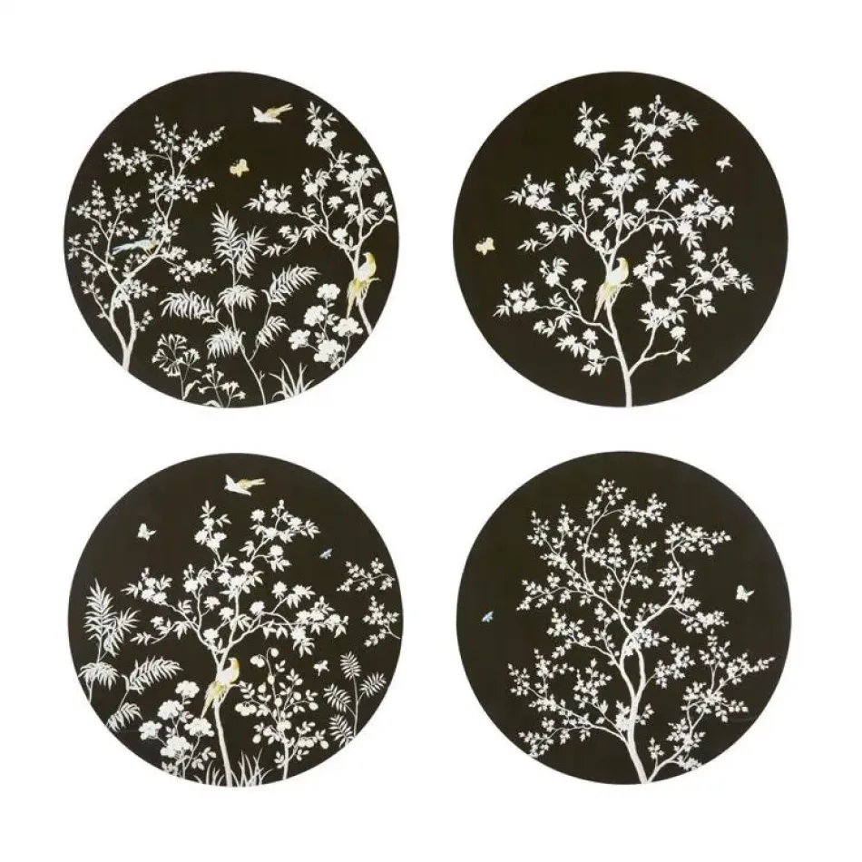 Chinoiserie Black Placemats Set of 4 (Limited Edition)