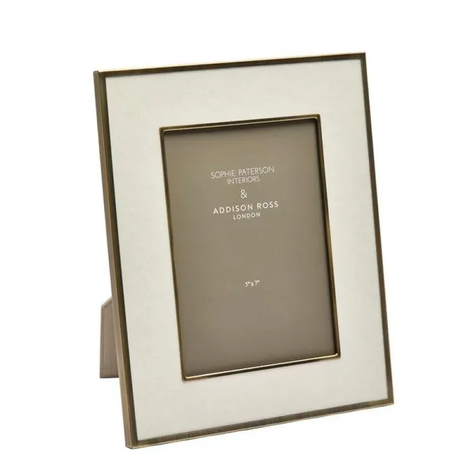 Sophie Paterson Cream Velvet Photo Frame 5x7