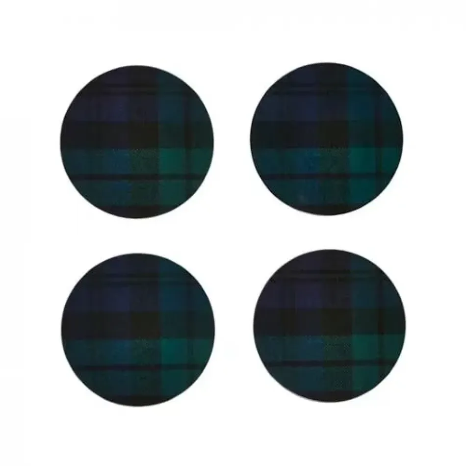 Tartan Black Watch Coasters Set of 4