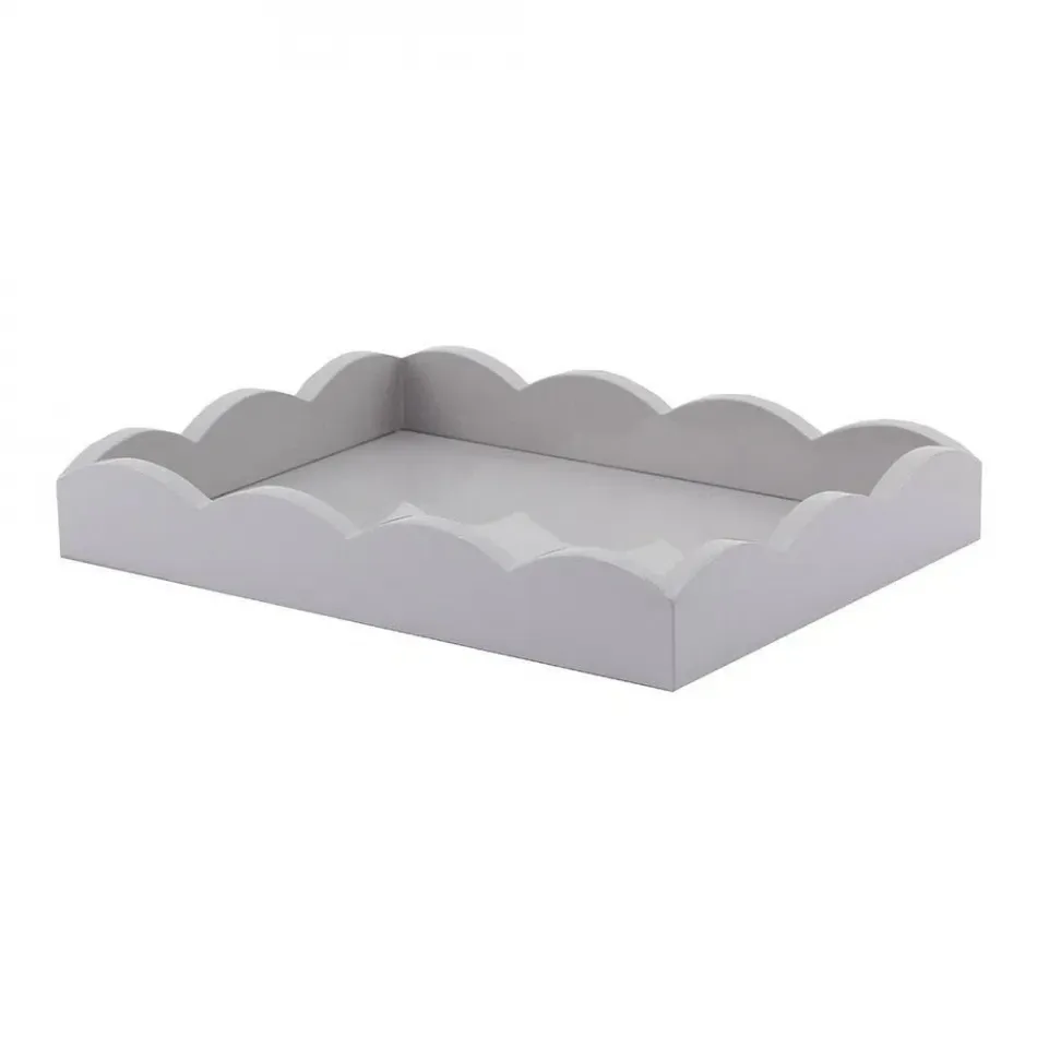 11 x 8 in Small Scalloped Tray Chiffon