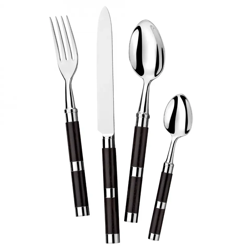 Carla Ebony Stainless Flatware