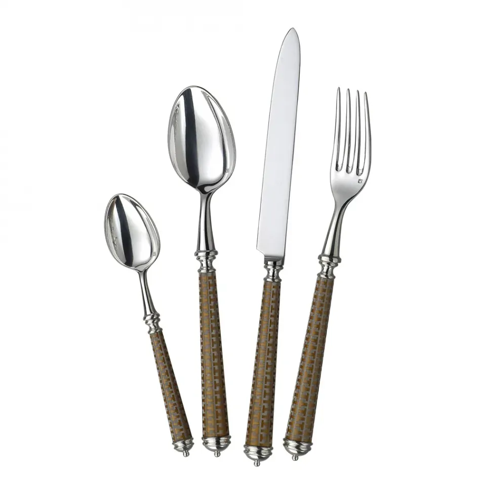 Dedale Gold Silverplated 2-Pc Fish Serving Set