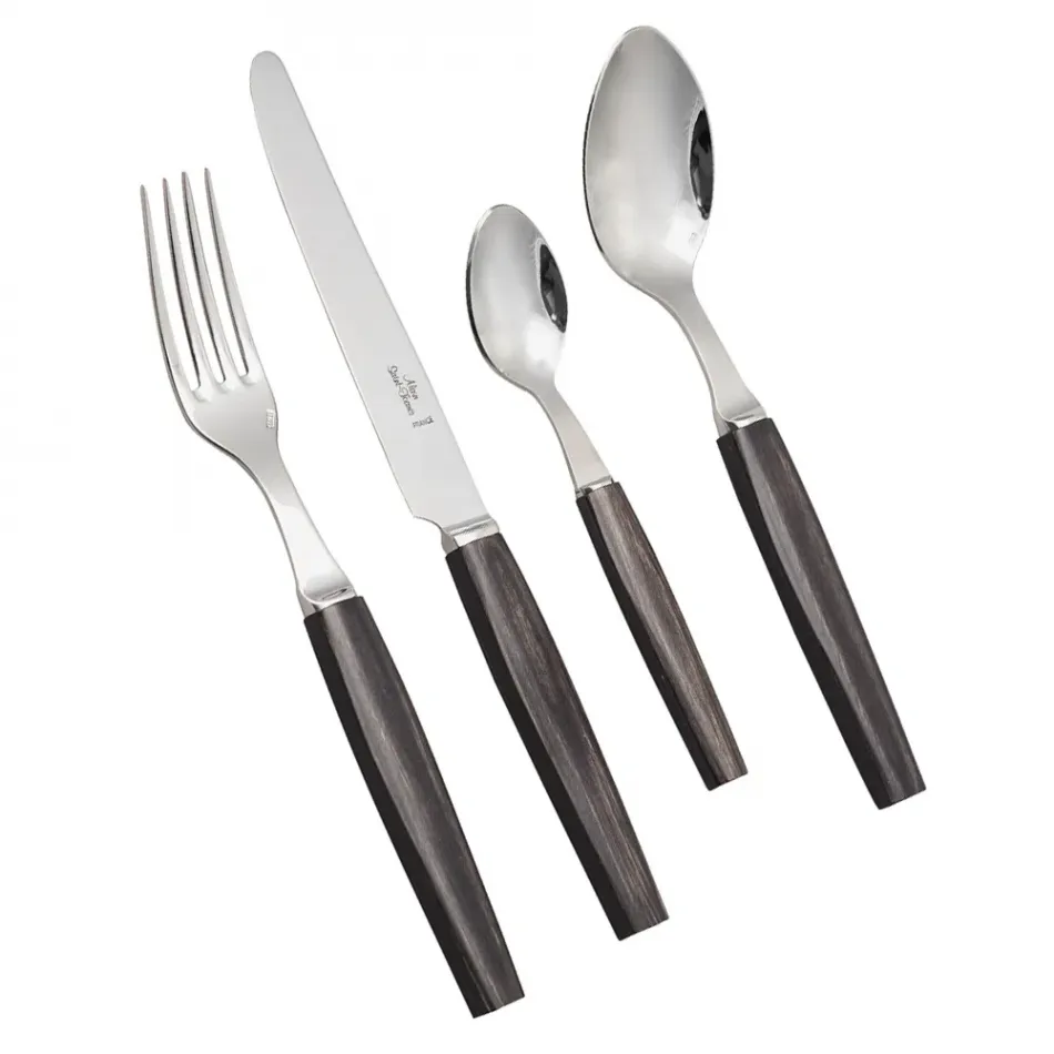 Geneve Ebony Stainless Salad Fork