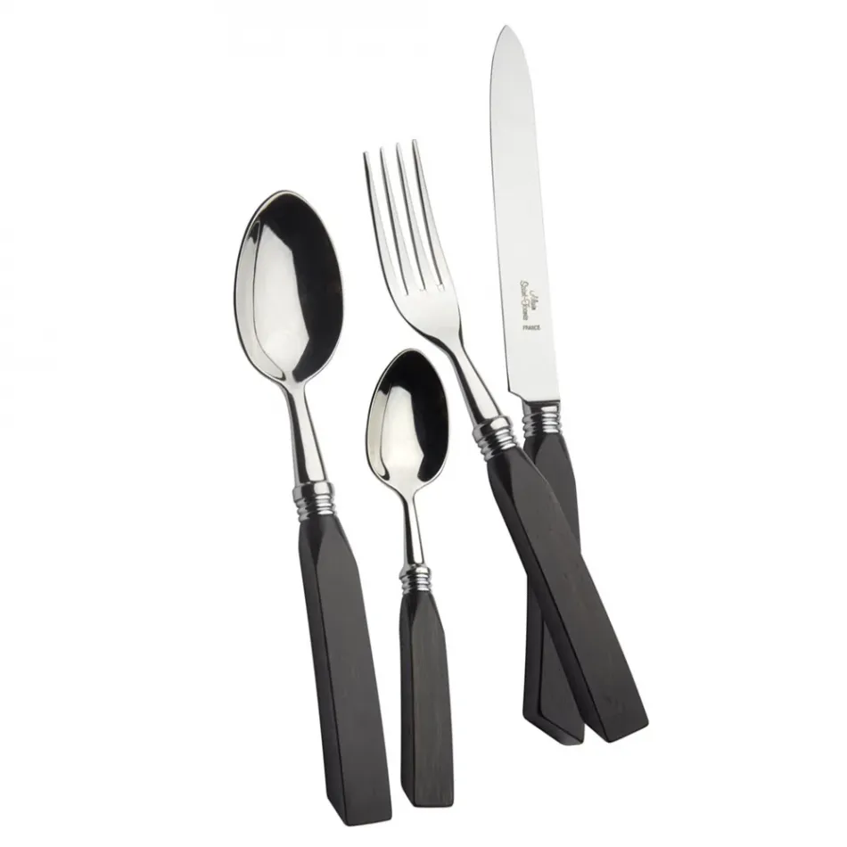 Monaco Ebony Stainless Flatware