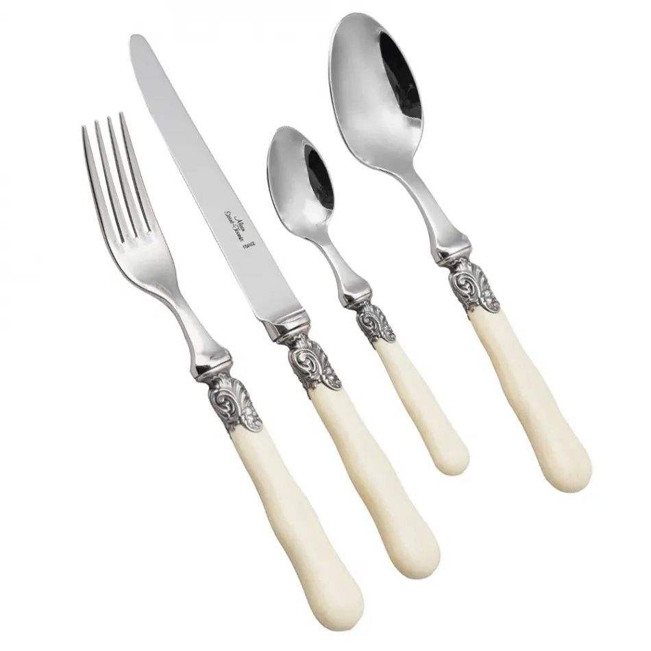 Reseda Ivory Stainless Serving Fork