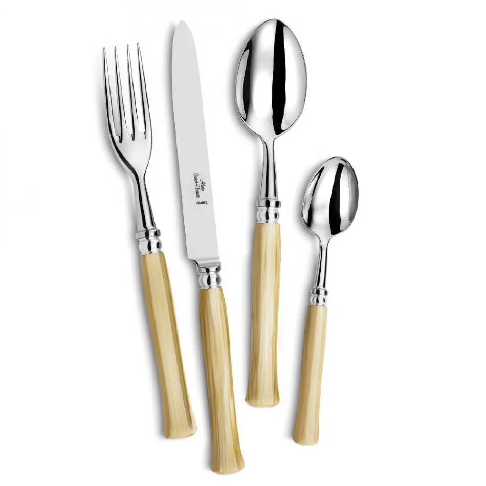 Riviera Blond Horn Silverplated 2-Pc Fish Serving Set