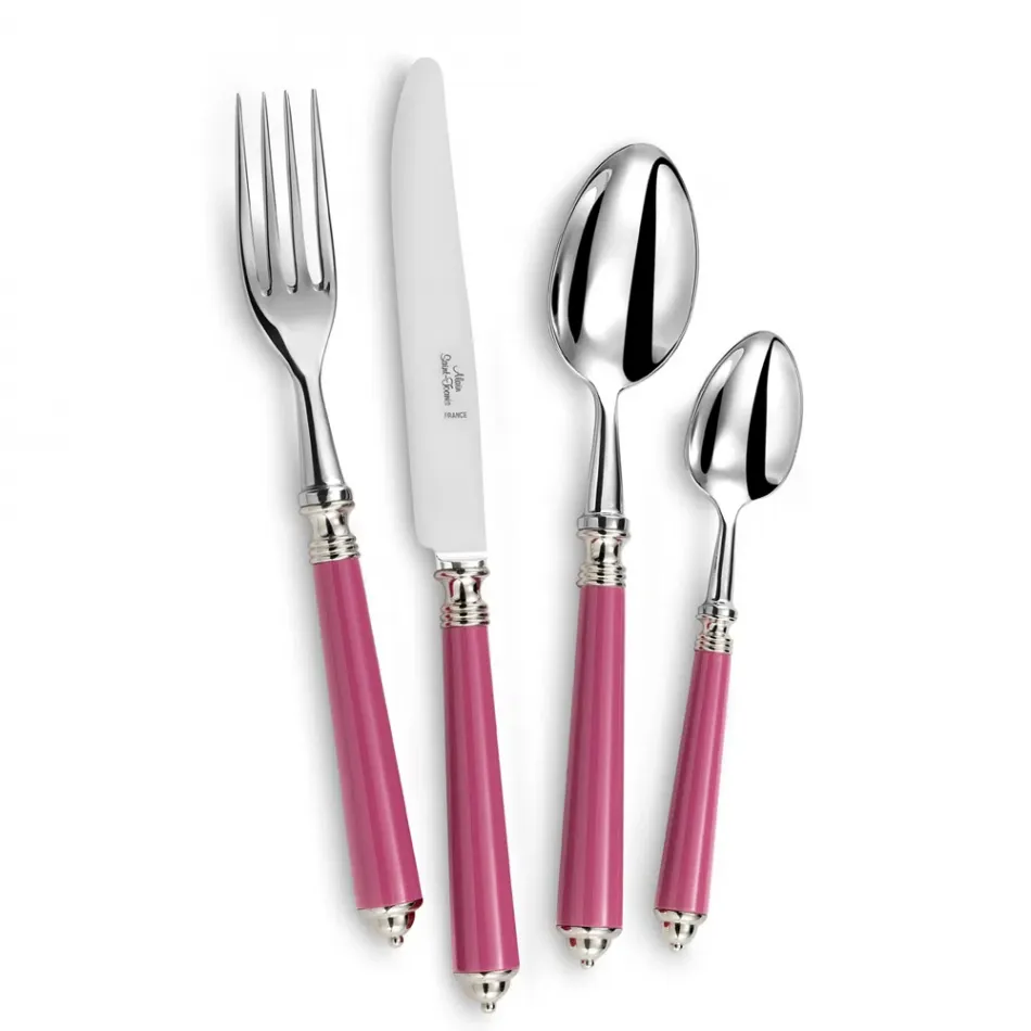 Seville Pink Silverplated 5-Pc Setting