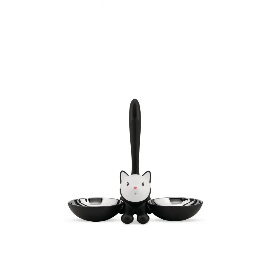 Tigrito Cat Bowl - Black